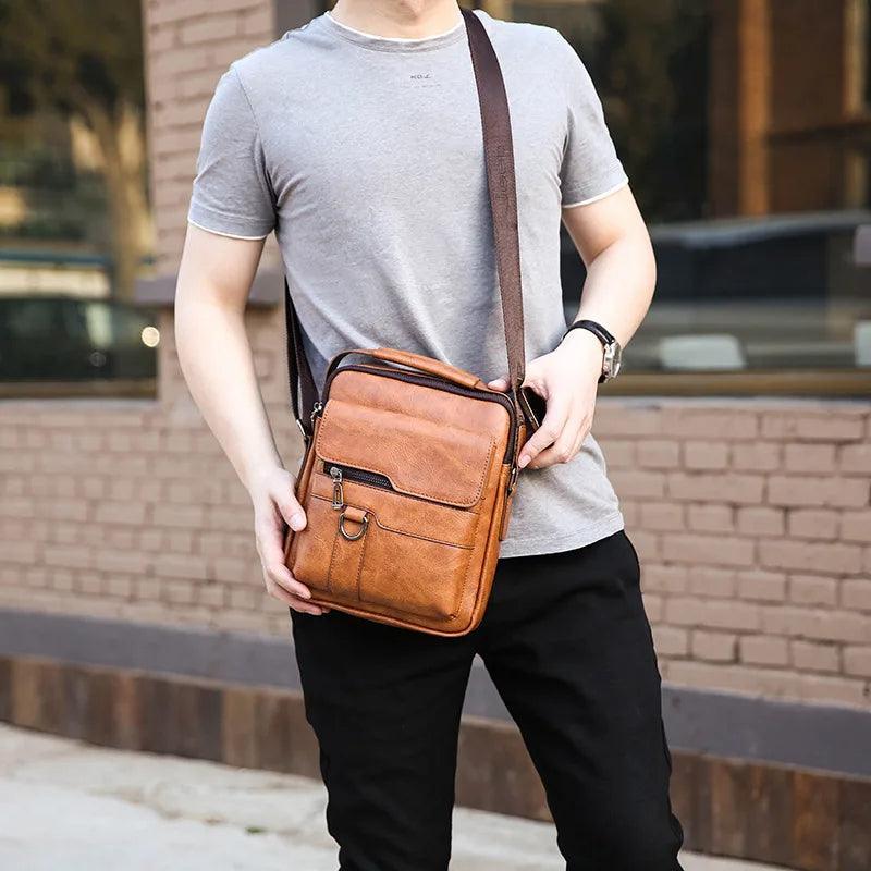 Bolsa Masculina de Couro Urbana - RAFINATO