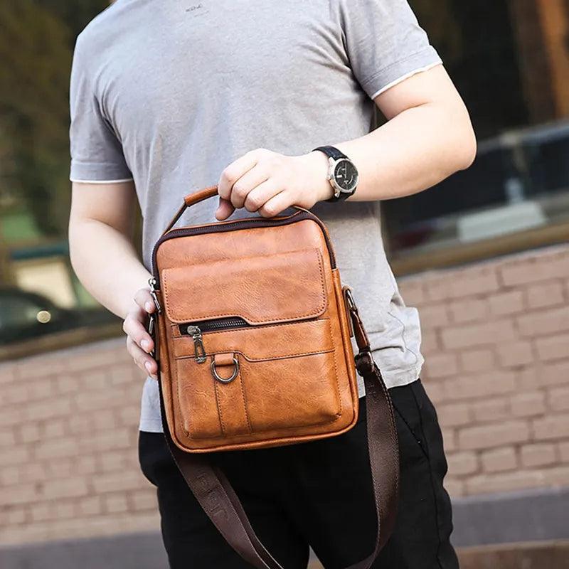 Bolsa Masculina de Couro Urbana - RAFINATO