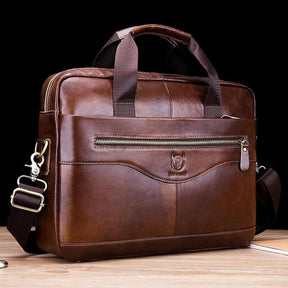 Bolsa Masculina Grande de Couro Premium - RAFINATO