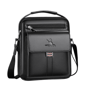 Bolsa Masculina Transversal de Couro Elegance - RAFINATO