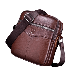 Bolsa Masculina Transversal de Couro Executiva - RAFINATO