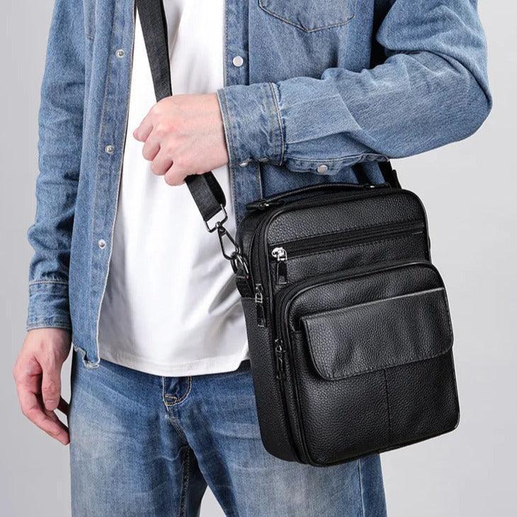 Bolsa Masculina Transversal Versátil - RAFINATO