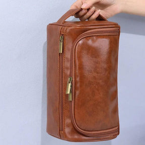 Bolsa Necessaire Masculina em Couro Elegance - RAFINATO