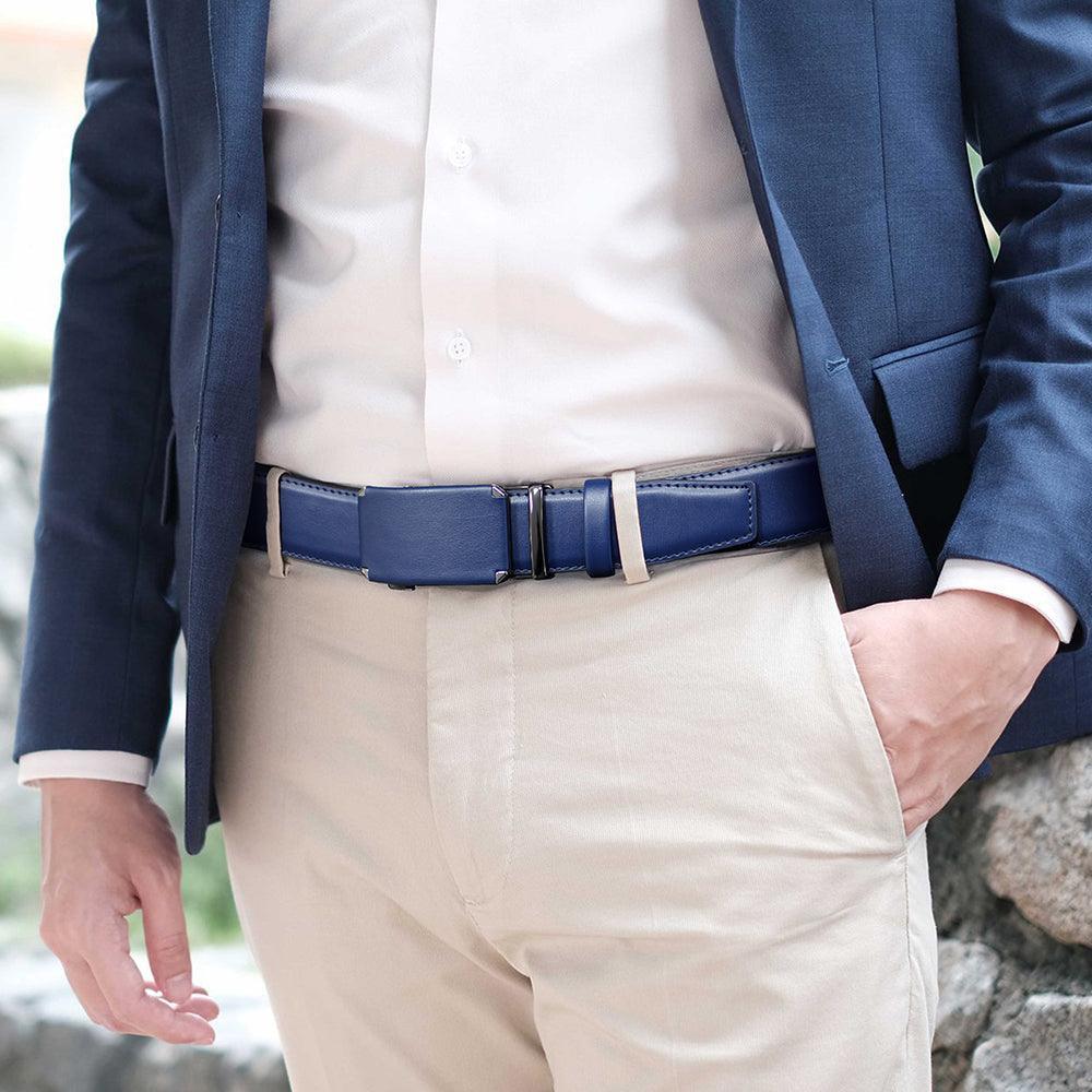 Cinto Masculino em Couro Blue Style - RAFINATO