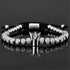 Kit de Pulseiras Masculinas Prateadas King - RAFINATO