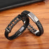 Pulseira Masculina de Couro Chain - RAFINATO