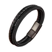 Pulseira Masculina de Couro Companion - RAFINATO