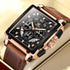 Relógio Masculino Pulseira em Couro Modern Styles - RAFINATO